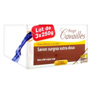 Rogé Cavaillès savon surgras extra doux 250gx3