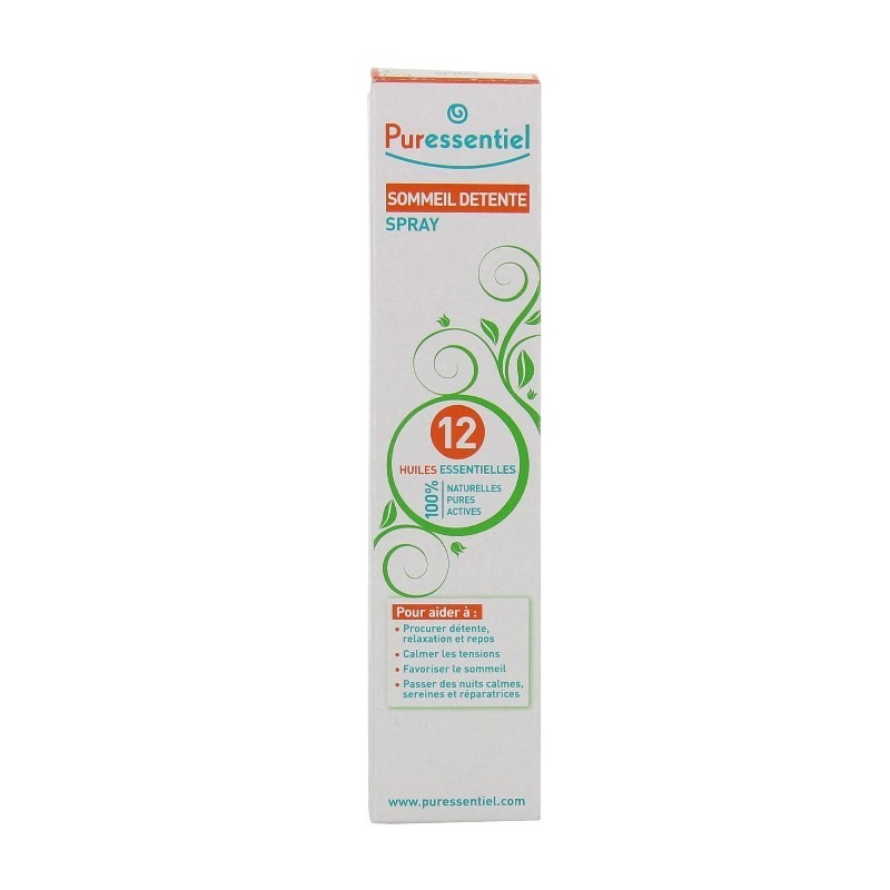 Huile essentielle Sommeil Détente PURESSENTIEL : le spray de 75 ml