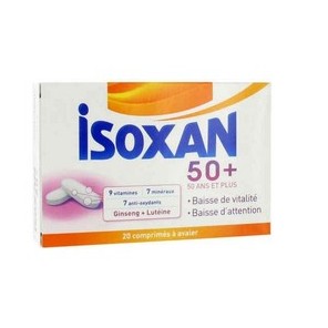 Isoxan 50+ 20 comprimés