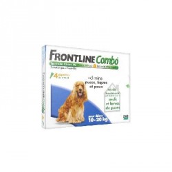 Mérial Frontline Combo Chien M 10 à 20 kg 4 Pipettes
