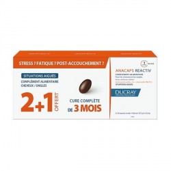 Ducray Anacaps Reactiv Lot de 3 x 30 Capsules