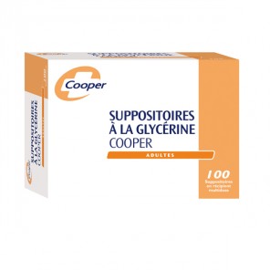 Cooper suppositoire glècérine adulte boite de 50