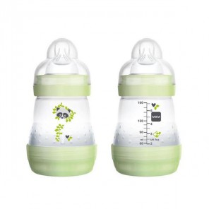 Mam easy start™ biberon anti-colique vert decor nature guardian 160ml