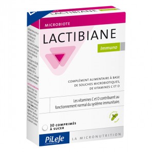 Pileje lactibiane immuno 30 comprimés à sucer